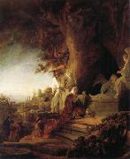 REMBRANDT Harmenszoon van Rijn The Risen Christ Appearing to Mary Magdalene France oil painting artist